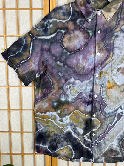 Linen Button Down - XL
