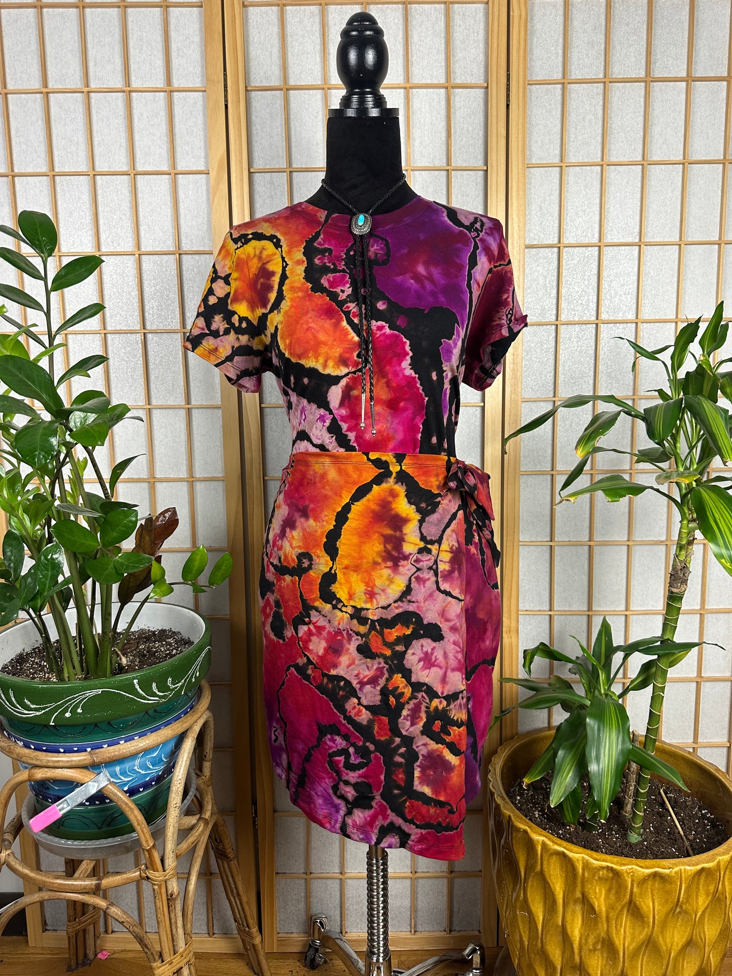 T-Shirt Wrap Dress - MEDIUM