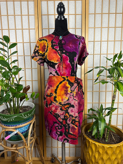 T-Shirt Wrap Dress - MEDIUM