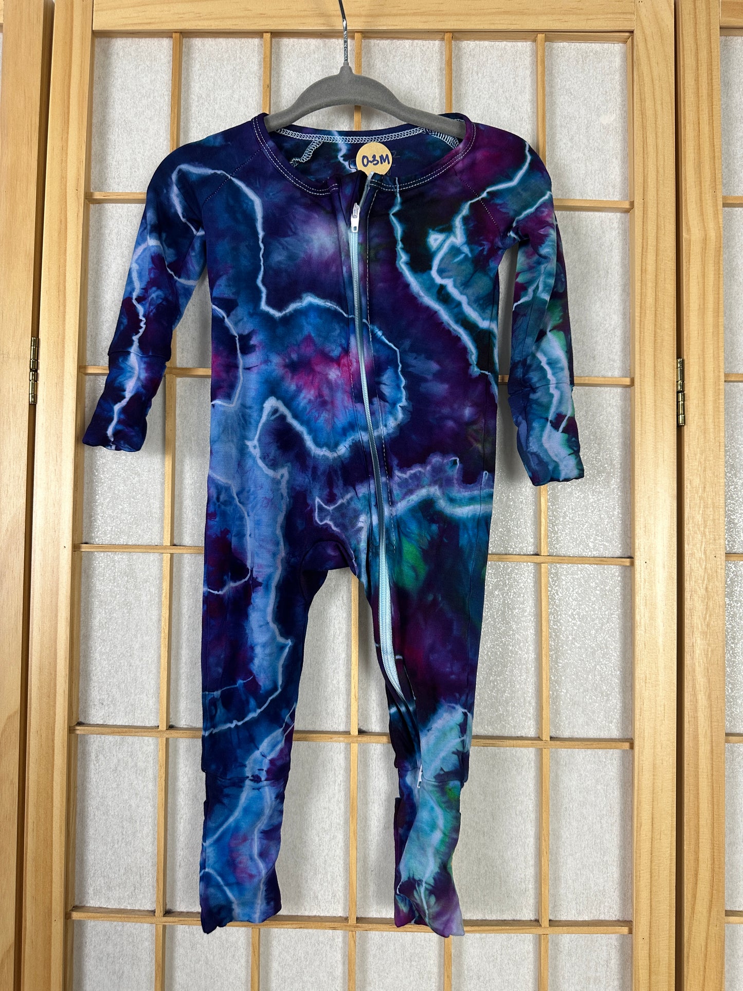 Bamboo Zip Onesie - 0-3 Months