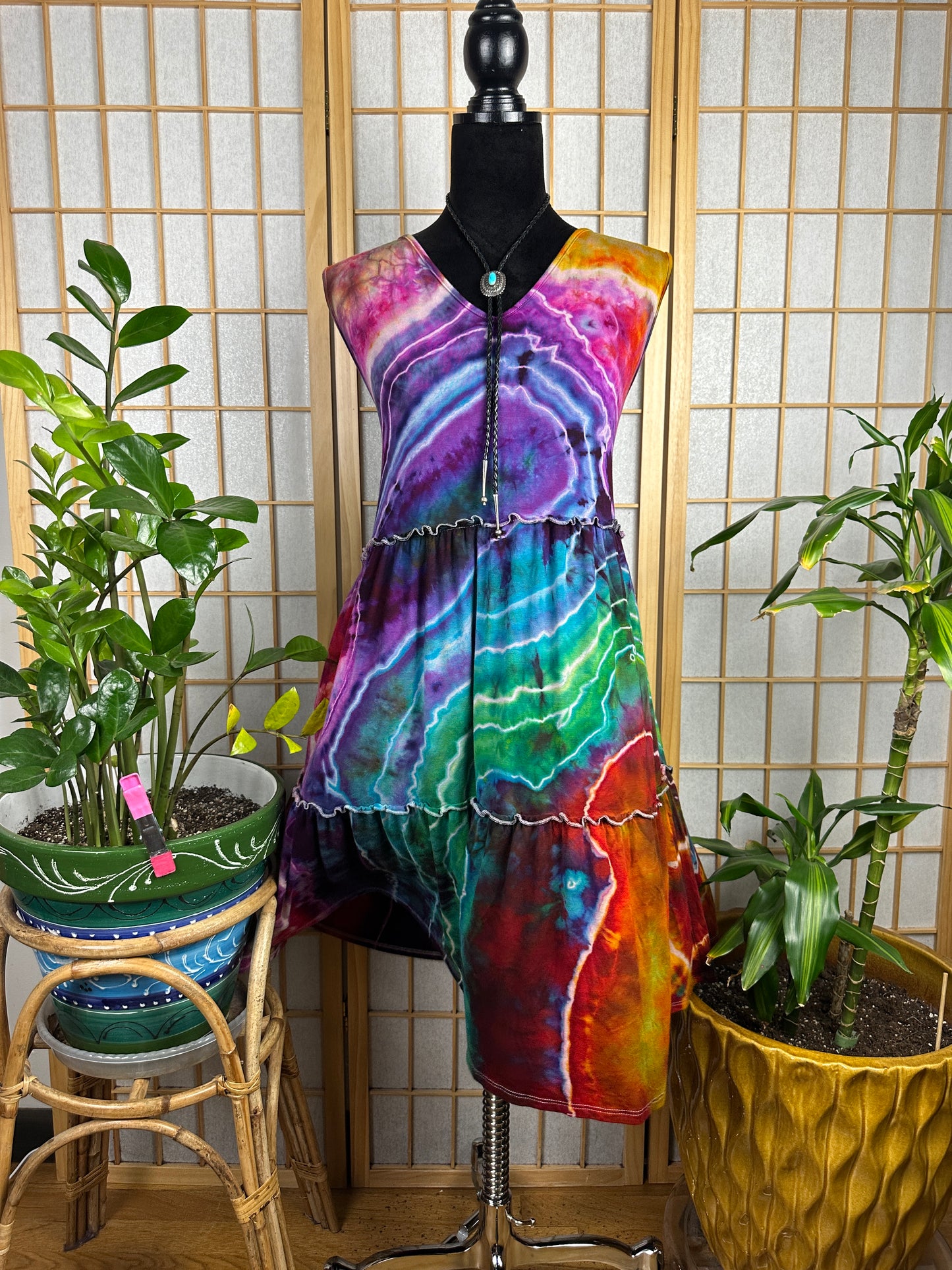 Tiered Tank Dress - 3X
