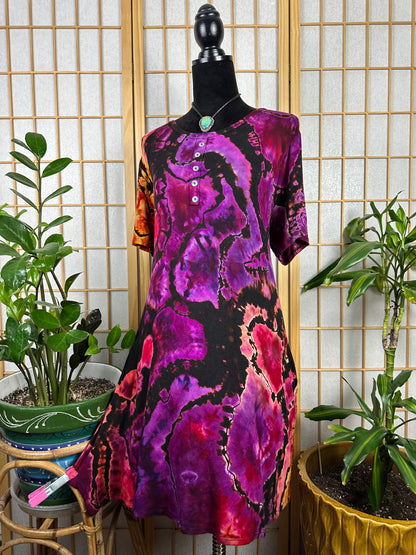 Button Swing Dress - XL/1X