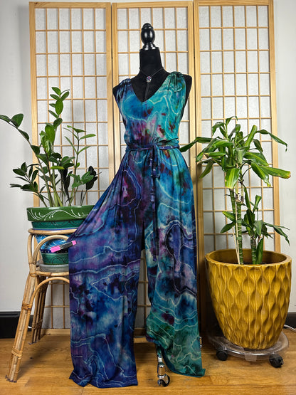 Belted Jumpsuit - 2X