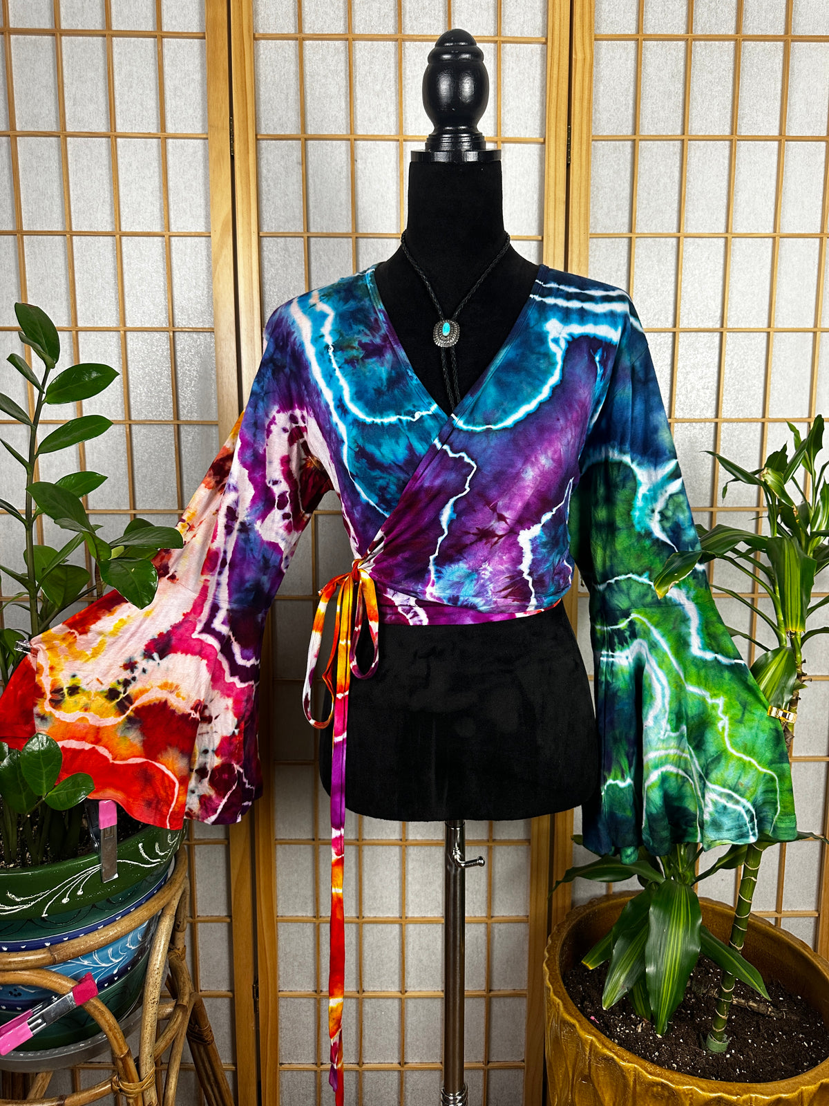 Janis Wrap Top - 2X/3X
