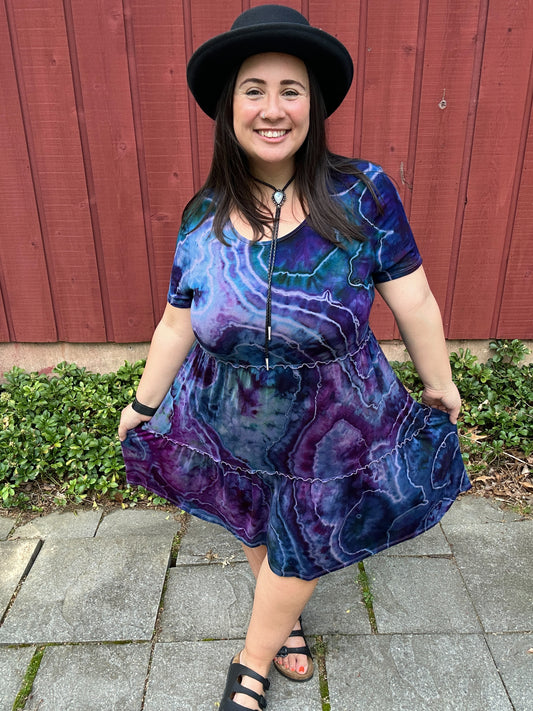 Tiered Tee Dress - XL/1X
