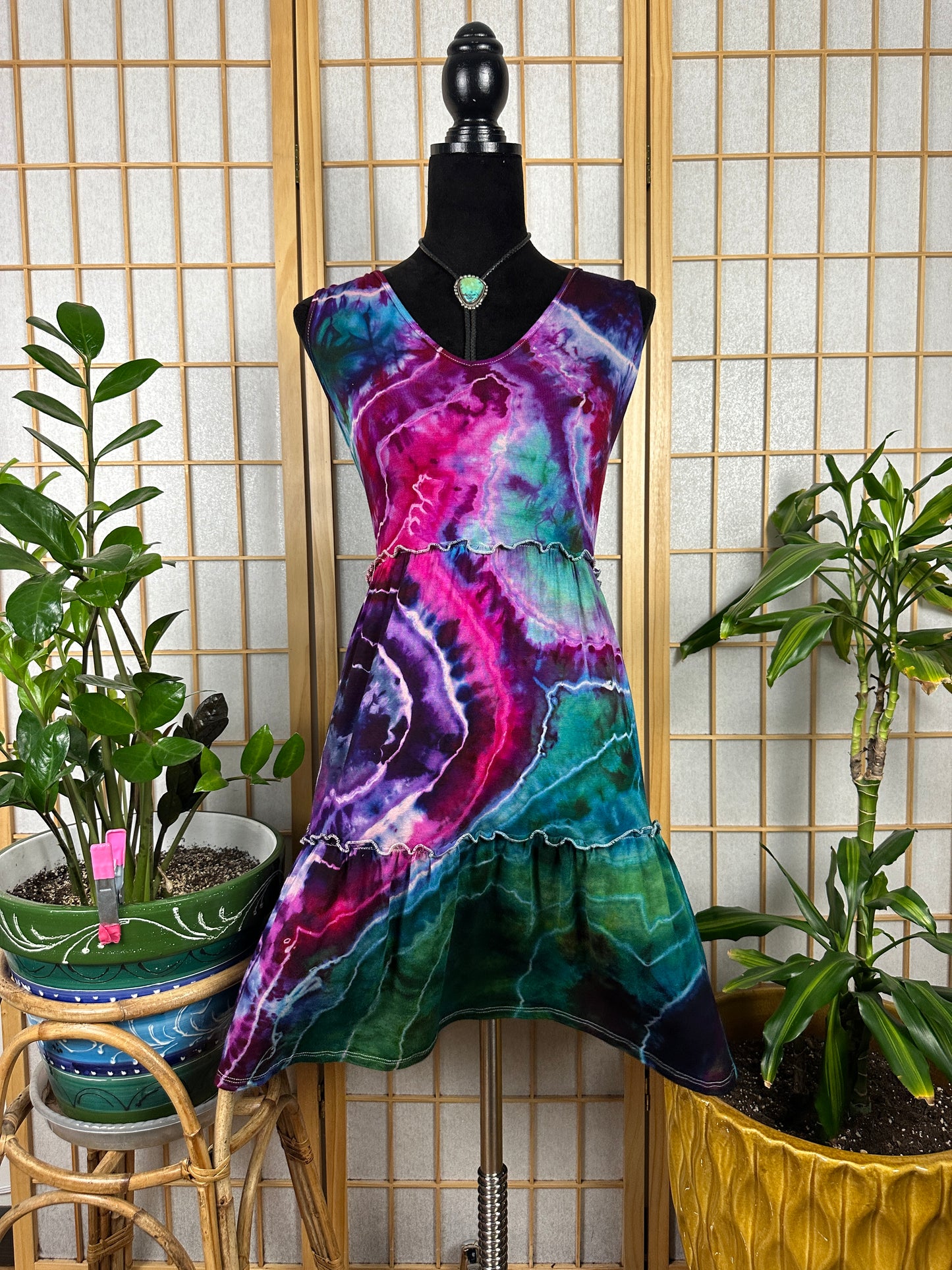Tiered Tank Dress - LARGE