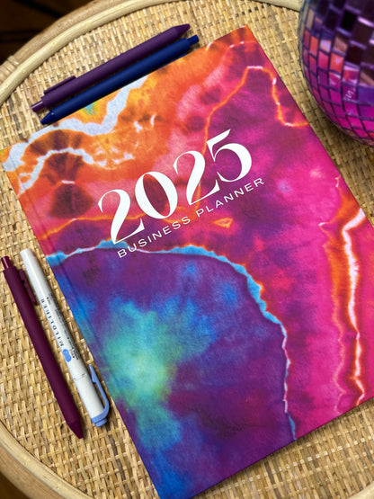 2025 Tie Dye Small Business Planners (Multiple Options)