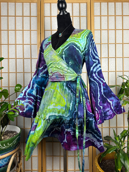 Spinner Mini Skirt/Wrap Top Set - XL/1X