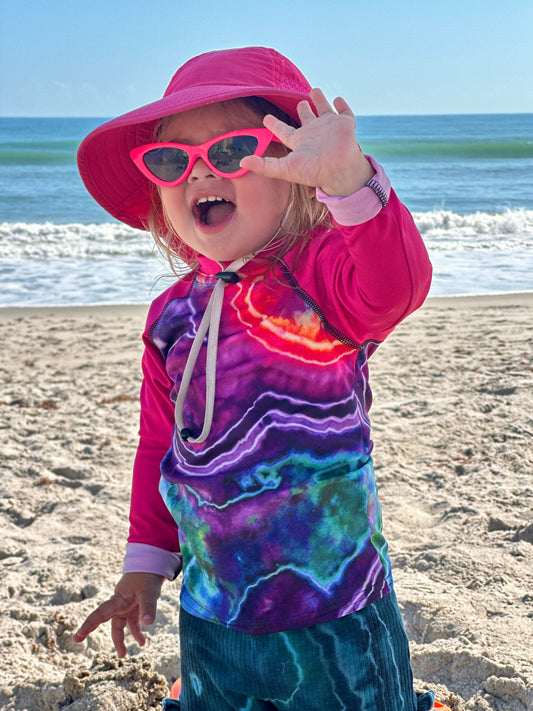 Youth Rash Guard (Sizes 8-20) - Carnival