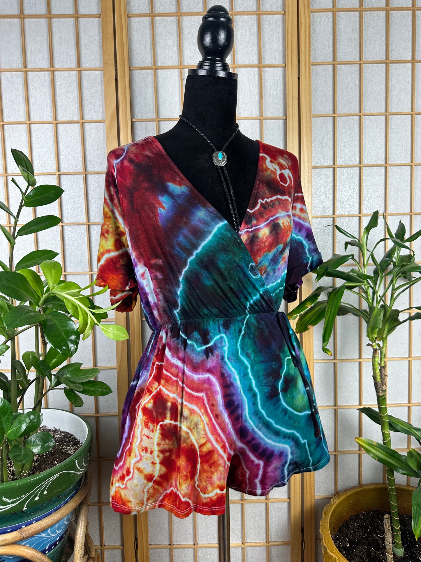 Surplice Romper - MEDIUM