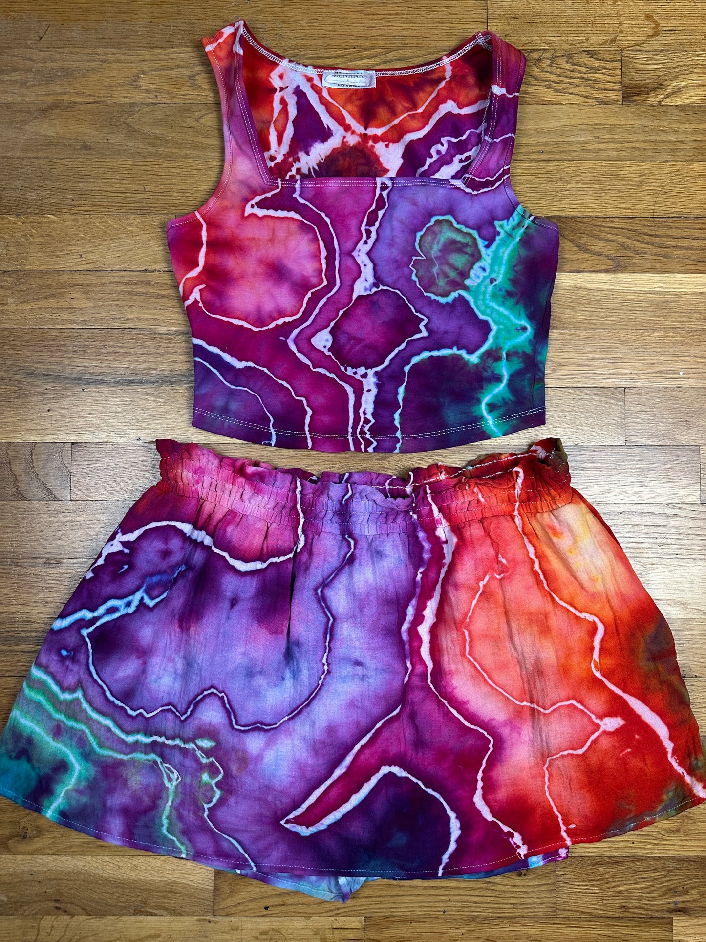 Waffle Skort Set - LARGE
