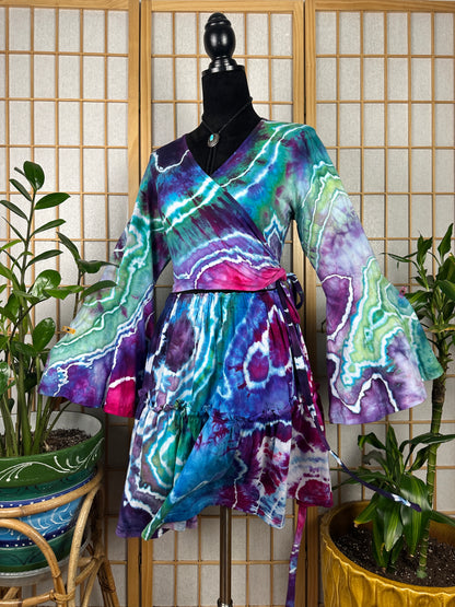 Spinner Mini Skirt/Wrap Top Set - LG/XL