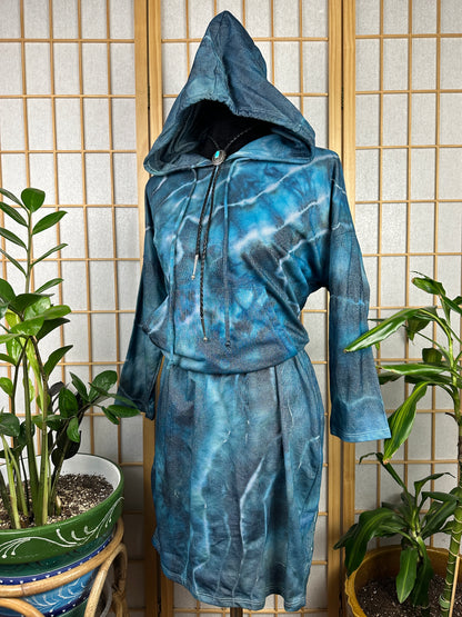 Hoodie Mini Dress - LARGE