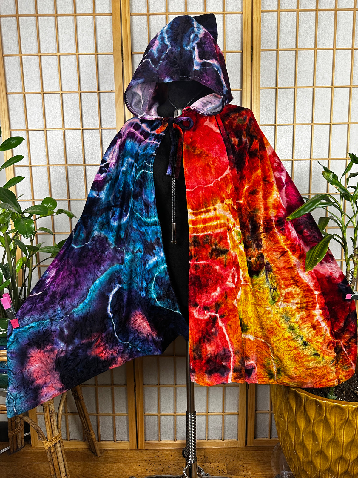 Bamboo Velour Cape - Sunset