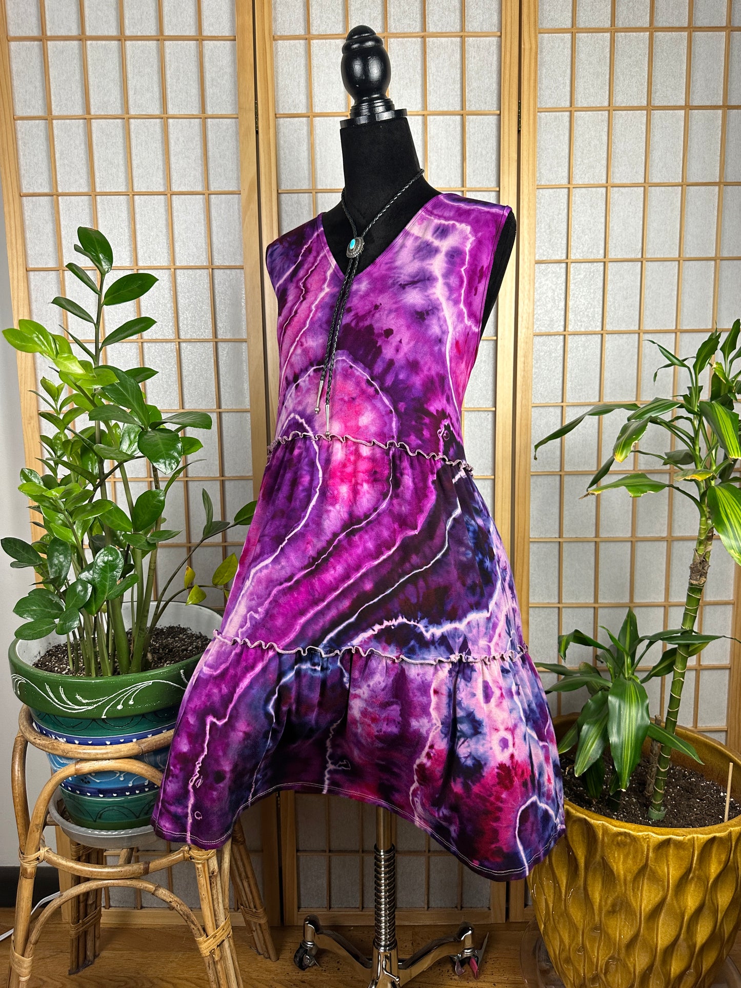 Tiered Tank Dress - 2X