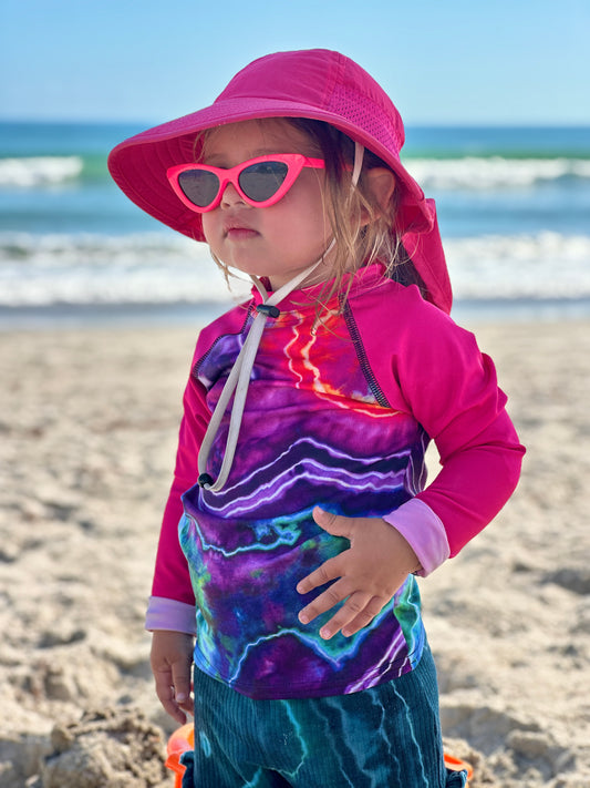 Little Kids Rash Guard (Sizes 2T-7) - Carnival