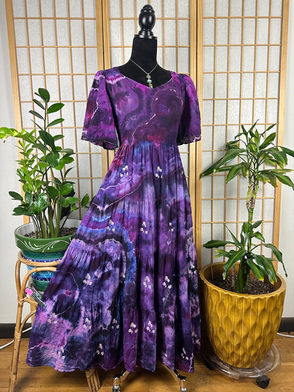 Embroidered Midi Dress - MEDIUM