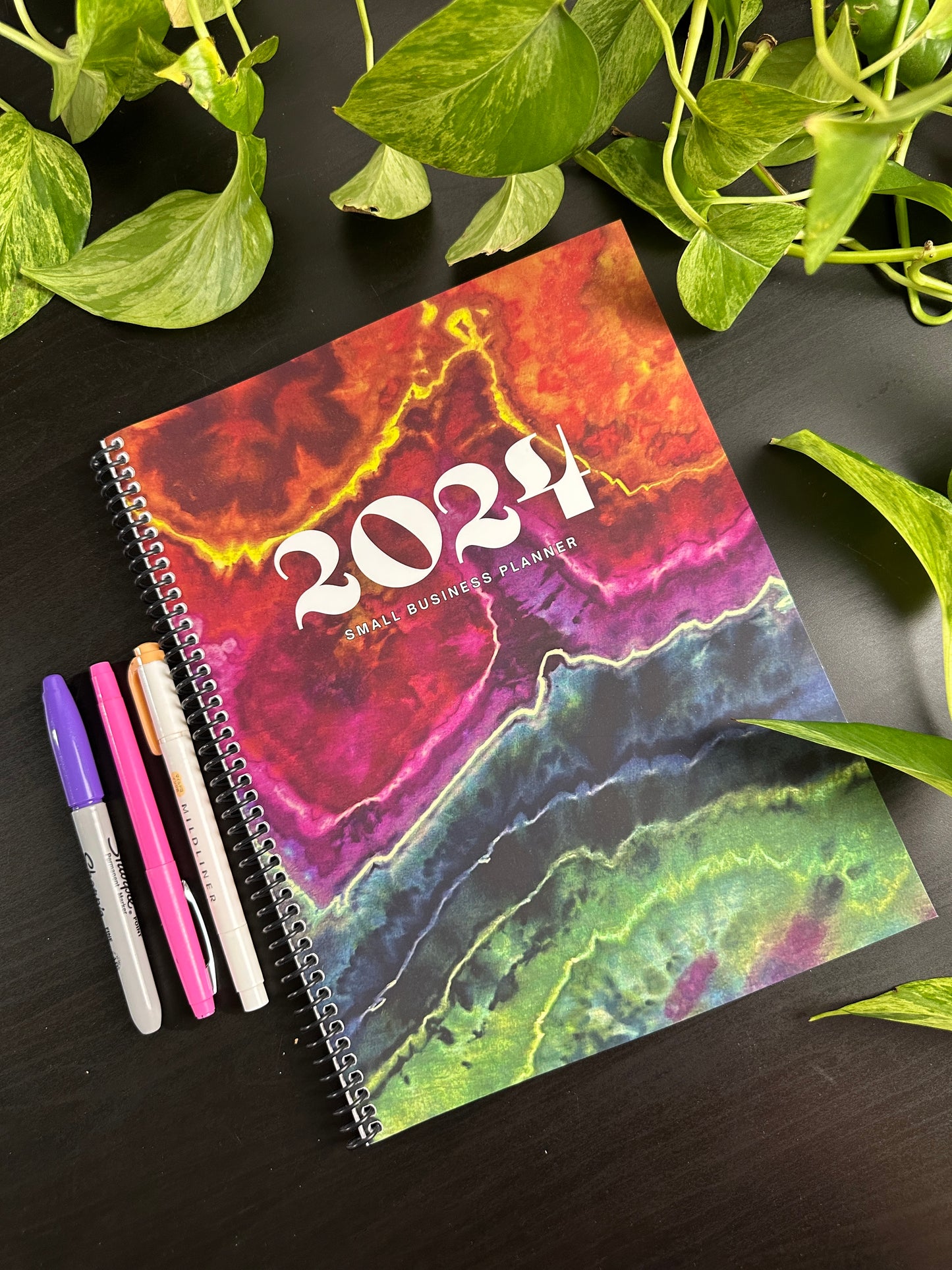 2024 Small Business Planner - Spiral Bound Softcover (Multiple Colors)