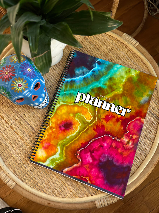 Undated Weekly Planner - Spiral Bound Softcover (Multiple Colors)