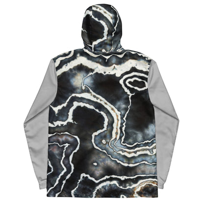 Unisex Tie Dye Windbreaker - Dark Star