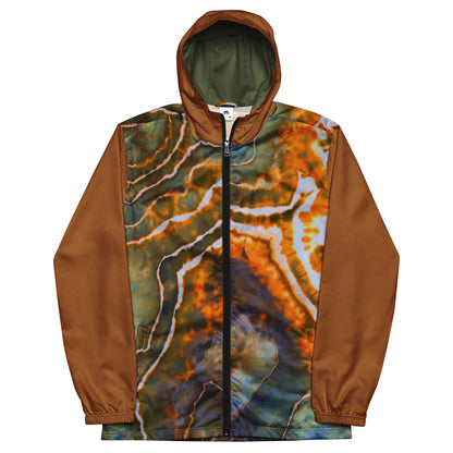 Unisex Tie Dye Windbreaker - Grand Canyon