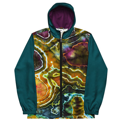 Unisex Tie Dye Windbreaker - Wildflower