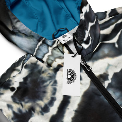 Unisex Tie Dye Windbreaker - Dark Star