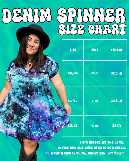 Denim Spinner Dress - MD/LG