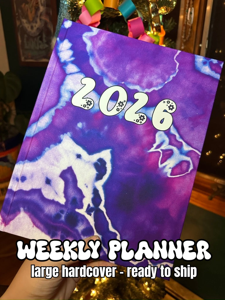 2026 WEEKLY Planner - Large Hardcover (READY TO SHIP)