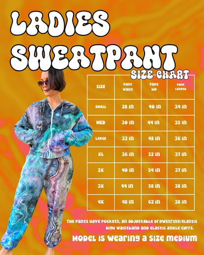 Ladies Sweatpants - SMALL (Sweatsuit #2)