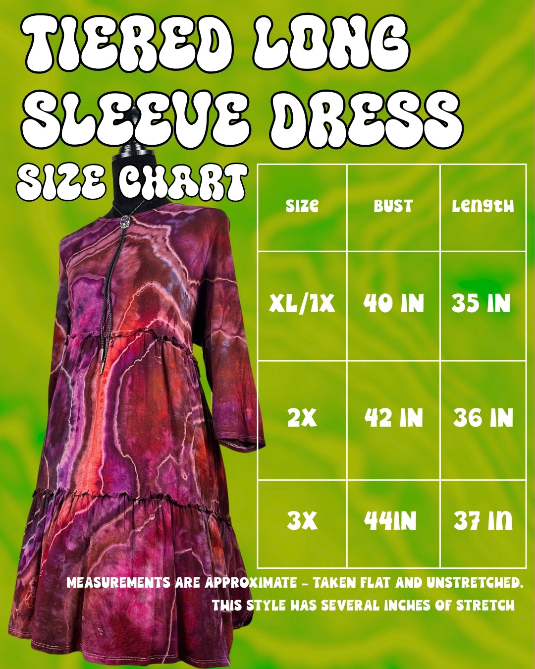 Tiered Swing Dress - 3X